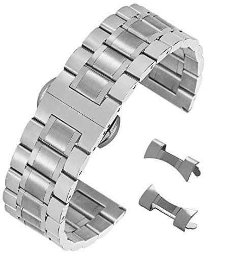 AUTULET Damen Edelstahl Armband Silber- 17mm