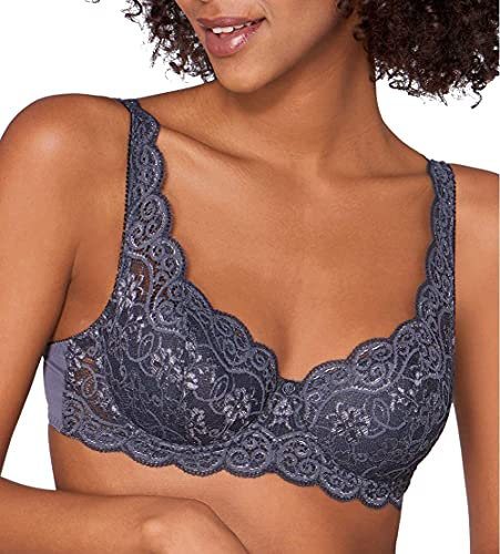 Triumph Women's Amourette 300 WHP X Wired Padded Bra, Pebble Grey, 34D