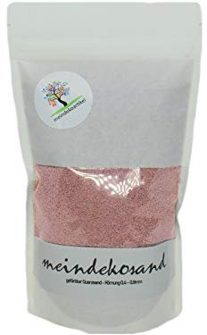 Farbsand zum Dekorieren und Gestalten - Quarzsand gefärbt 0,4-0,8mm – Dekosand (ORCHIDEE - Lila, 700g Beutel)
