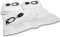 vhbw 50x sacchetto compatibile con Bosch GAS 25, GAS25, CS Unitec, CS1225 aspirapolvere - 43cm x 32cm Bianco