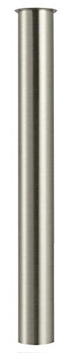 Tauchrohr 300mm für Siphon Gebürstete Nickel, Keymark Universal Messing Verlängerung Rohr 32mm Abfluss, Verstellrohr Geruchsverschluss Flaschensiphon