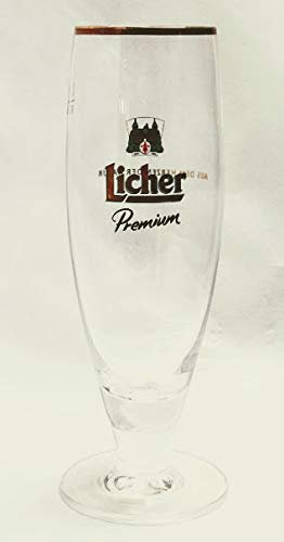 Licher 0,2l Glas/Goldrand/Bierglas/Biergläser/Gläser/Bier/Gastro/Bar/Sammler/Sammel / 1 Stück
