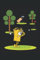 Golf Notizbuch: Motiv Filmticket Golfer