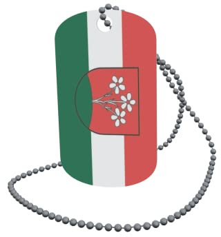U24 Dog Tag Erkennungsmarke ID Tag an Kette Deutsch Jahrndorf (Burgenland) Alu 30 x 50 mm