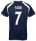 Tottenham Hotspur - Jungen Trainingstrikot aus Polyester - Offizielles Merchandise - Geschenk für Fußballfans - Dunkelblau - Son 7-10-11 Jahre