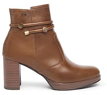 Nero Giardini I308246D Tronchetti Donna in Pelle - Cuoio 39 EU