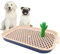 BPS Aseo Bandeja Sanitaria para Perros Reemplazable de Adiestramiento Inodoro Interior Aseo Mascotas Plástico 2 Tamaños M/L (L, Rosa) BPS-5574RS