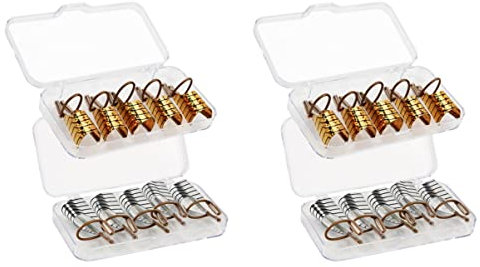 FRCOLOR 10pcs Reusable Aluminum Nail Mold Tips for Gel Nail Art Forms for Extension and Foil Art Manicure Practice Hand