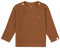Noppies Baby Unisex Baby U Tee ls Rib Natal T-Shirt, Chipmunk Melange-N091, 62