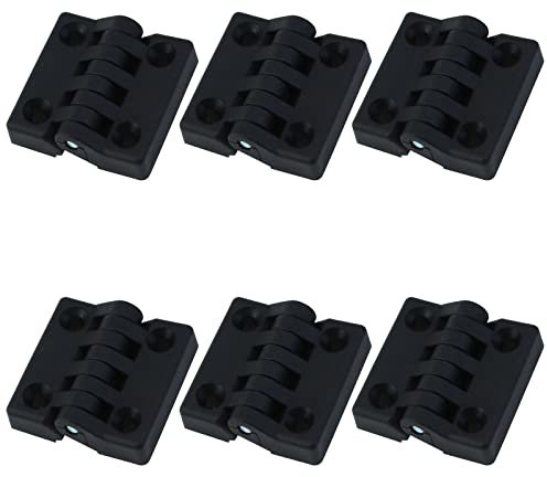 Pastlla 6 cerniere in nylon ABS per armadietti, cancelli, armadi, porte, cerniere regolabili, pieghevoli, cerniere in plastica