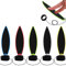 Taozoey Finger Surfbrett, 5 Stücke Mini Fingerspitzen Surfbrett, Skateboard, Fingerboard Spielzeug für Kinder und Erwachsene