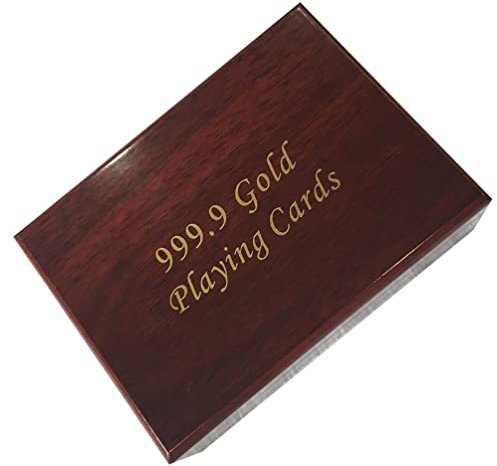 Zerodeko Boîte Trésor en Bois Jeux Cartes À Porte-Boîte À Bijoux Vintage Bibelot Mallette De Rangement pour Sachets De Thé Cartes De Collection Photo