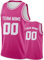 Personalisiertes Basketball Triko Stickerei/Druck Team-Uniformen Triko mit Deinem Namen und Nummer für Herren Damen Kinder Fantrikot Geschenk