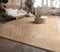 Paco Home Teppich Wohnzimmer Schlafzimmer Kurzflor Modernes Skandinavisches Muster Rauten Motiv Flauschig 3D Grau Anthrazit, Grösse:200x280 cm, Farbe:Beige 2