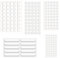 200pcs Self Adhesive Small Bumper Pads, 5 Sizes Clear Rubber Feet Door Stops, Furniture Buffer Pads for Cabinet, Drawers, Glass Tops, Cupboard, Picture Frames, Car Doors