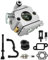 QWORK® Set carburatore compatibile con STIHL MS170 180 017 018, accessori per tosaerba motosega, con accessori