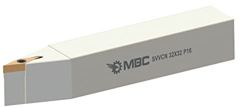 SVVCN CNC Drehhalter 72,5° für VCMT Wendeplatten Neutral ISO Halter 8x8 bis 25x25 mm (SVVCN 32X32 P16)