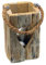 Laterne Windlicht Treibholz Herz Höhe ca. 20 cm, Breite ca. 12 cm (Herz)