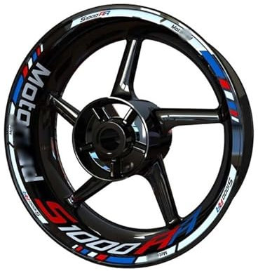 Motorrad Aufkleber Für S1000RR Für S 1000 RR Rad Aufkleber Motorrad Aufkleber Felge Aufkleber Felgenaufkleber (Color : 13)