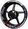 Motorrad Aufkleber Für S1000RR Für S 1000 RR Rad Aufkleber Motorrad Aufkleber Felge Aufkleber Felgenaufkleber (Color : 13)