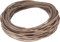 Cordon en cuir de vachette rond naturel de 1,5 mm x 3 m pour fabrication de bracelets, colliers, bijoux, loisirs créatifs