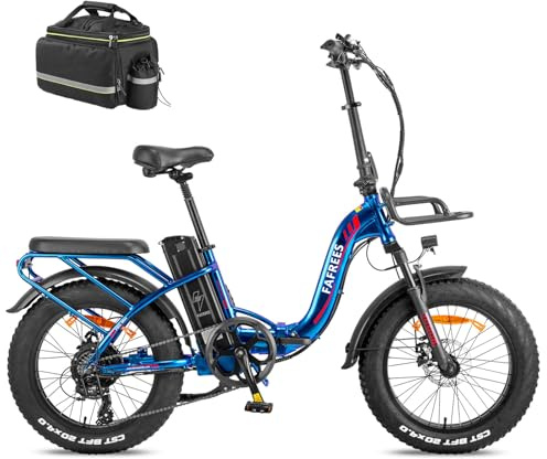 Fafrees E Bike für Männer Frauen, 20 Zoll Elektrofahrrad Faltrad mit 48 V 22.5 Ah herausnehmbarem Akku, 4.0 Fat Tyre Mountain E-Bike mit 7S Gängen, F20 Max