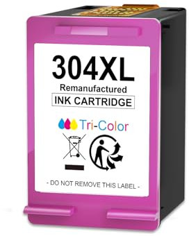 304XL Druckerpatronen, 304XL Ersatz Kompatibel für HP 304 XL Mutipack für hp Envy 5030 5000 5010 druckerpatronen,hp deskjet 3750 3700 2600 2630 druckerpatronen (1 Farbe)