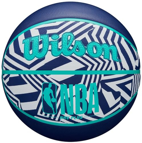 Wilson NBA DRV Plus Dazzle Camo Ball WZ3016102XB, Unisex basketballs, Navy, 5 EU