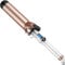 Hoson 50mm Curling Tongs Large Barrel Hair Curler, Long Barrel Curling Wand Dual Voltage,Ceramic Tourmaline Coating with LCD Display, Glove Include