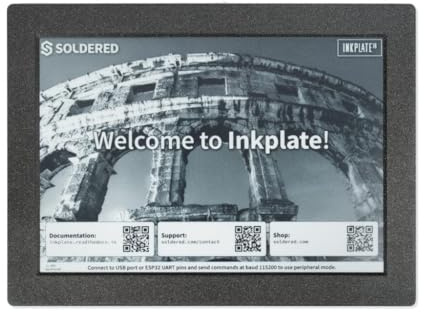 Soldered Inkplate 10 | All-in-one 9,7 eInk-Board inkl. ESP32, Gehäuse, Akku | 1200x820 | WLAN, BLE | Made in EU | 333247