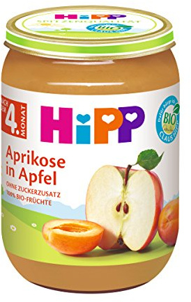 HiPP Fruits abricot à la pomme, 190 g
