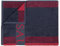 Dyckhoff Sauna- und Wellnesstuch gewebte Motive und dezente Bordürengestaltung - unterschiedliche Dessins und Farbkombinationen - ca. 80 x 200 cm, Sauna rot