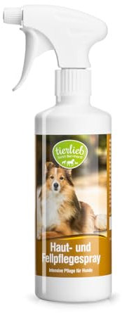 Sanct Bernhard tierlieb Haut- und Fellpflegespray für Hunde, ohne Silikon, angenehm frischer Duft, Inhalt 500 ml