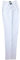 Inspire Me Ladies Womens Half Elasticated Waist Work Trousers Machine Washable Casual Stretch Trousers with Pockets Pants (White, 16 W 29 L)