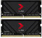 PNY XLR8 Gaming 32GB (2x16GB) DDR4 3200MHz (PC4-25600) CL20 1.2V Dual Rank Notebook/Laptop (SODIMM) Kit de mémoire pour ordinateur portable - MN32GK2D43200X