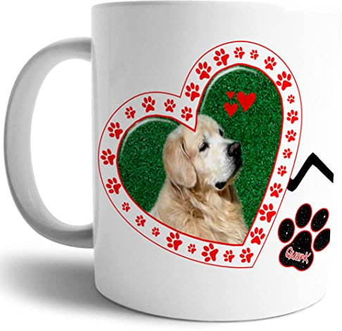 Genérico Taza de perro personalizada con foto y nombre, la taza de tu mejor amigo, taza personalizada con foto y nombre, tazas de cafe originales personalizadas