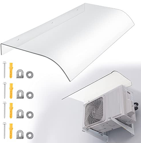 Gimisgu Vordach für Haustür 40x80cm Transparentes Pultbogenvordach, 3,5mm Pultvordach Türvordach Überdachung Haustürvordach Türdach für Balkon Fenster Hauseingang UV-resistent Regenschutz