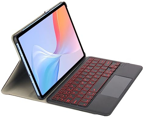 Bueuwe Tastatur-Schutzhülle für Galaxy Tab S5e (T720/T725) – 7 Farben Hintergrundbeleuchtung Bluetooth-Tastatur mit Touchpad