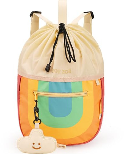 Zoyzoii Turnbeutel Mädchen Junge, Schwimmtaschen Mädchen mit Wasserdichtem Material, Leichte Turnbeutel Kindergarten für Kinder Geschenk,35 * 24 * 5CM