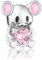 Symretie 925 Sterling Silber Bead Charms Anhänger Kompatibel mit Europäischen Armbändern und Halskette