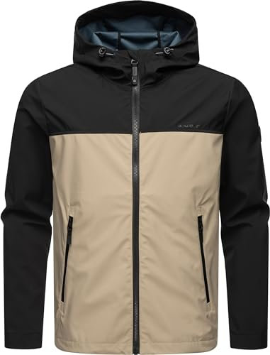 Ragwear Herren Übergangsjacke Shellwie Block Sand Gr. L