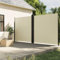 Keyroto Tenda da Sole Laterale Retrattile Crema 220x600 cm, Tenda Laterale, Tenda da Sole Verticale, Tenda Laterale Avvolgibile, Tende da Sole per Esterno