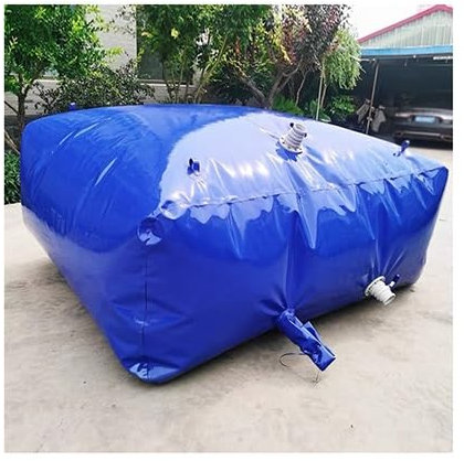 Piscine, Portable Vessie De Stockage d'eau, Grande Capacité PVC Vessie d'eau Y Compris Les Robinets, Réservoir d'eau for Le Jardin Récupérateur d'eau(6000L/3X2X1m)