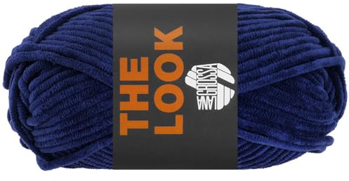 LANA GROSSA The Look | Samtig weiches und stabiles Chenillegarn | Handstrickgarn aus 100% Polyester | 100g Wolle zum Stricken & Häkeln | 120m Garn FB26