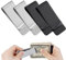 WeddHuis 4 Pezzi Fermasoldi in Acciaio Inox Multifunzionale Slim Clip per Banconote e Carte di Credito Portadocumenti per Uomo e Donna (Nero e Argento)
