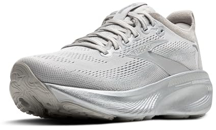 Brooks Men’s Adrenaline GTS 25 Supportive Running & Walking Shoe, Silver Anniversary Edition, 13 UK