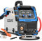 AZZUNO Singolo PULSE Alluminio MIG Saldatrice 175Amp, 110V 220V 5-in-1 Multiprocess Saldatrice con PULSE Alluminio MIG/Flux MIG/Gas MIG/Stick/Lift TIG Saldatore, Wire Feed Welder