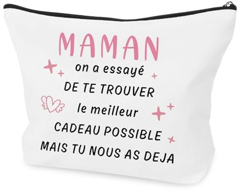Idee Cadeau Maman Anniversaire,Noel Cadeau pour Maman Cadeaux Jeune Mere Mère Anniversaire Fete des Meres,Idée Cadeaux pour Mamans Mere Mamie Mère Noël Cadeaux pour Fête des Mamans Trousse de Toilette