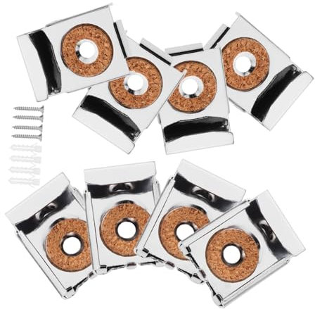 Artibetter 8stücke Teiliges Wandhalterungen Für Rahmenlose Spiegel Metallspiegelclips Für Einfache Montage Robust Und Vielseitig Für Badezimmer Und Wohnräume