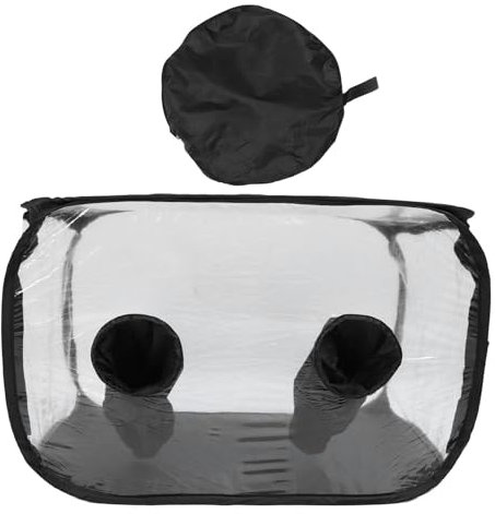 Experienced PVC Pop Up Mushroom Grow Tent - Foldable Portable Controlled Surroundings Box for Microbiology, Sterile Sample Handling & Mushroom Cultivation